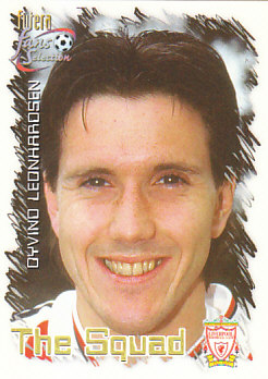 Oyvind Leonhardsen Liverpool 1999 Futera Fans' Selection #28